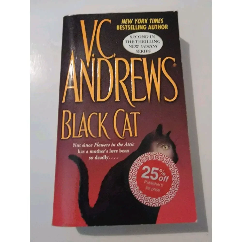 V. C. Andrews Paperback‎ Book Vintage Black Cat
